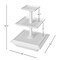 Hastings Home Hastings Home 3 Tier Cupcake Dessert Stand Tray - 10 Different Options 643748ZIJ - alternate 2